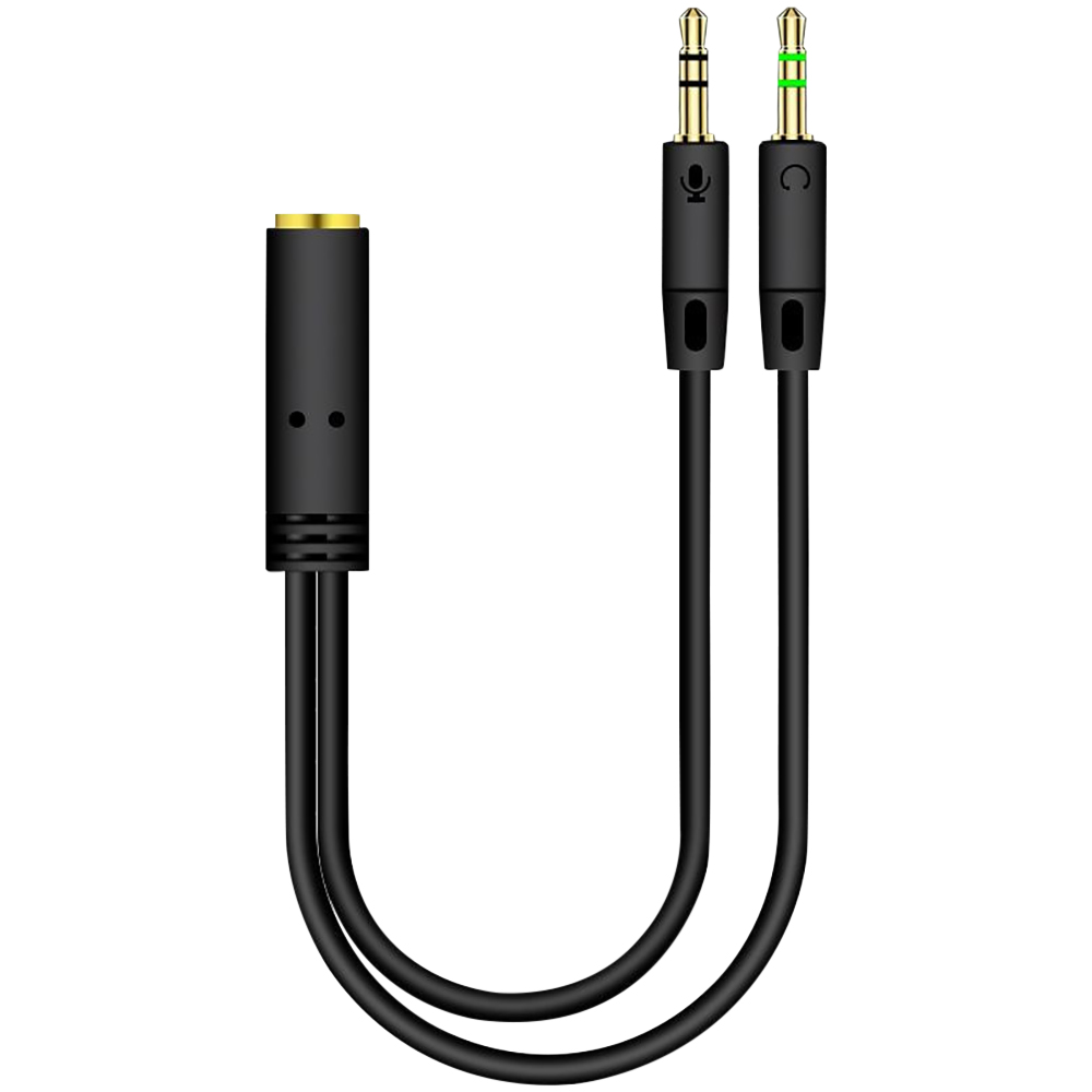 Audio Splitter Y - 3.5mm Jack 2 Male To 1