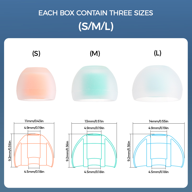 Hifiishirr Candy Color Silicon - Silicone Ear Tip Replacement 评论和价格