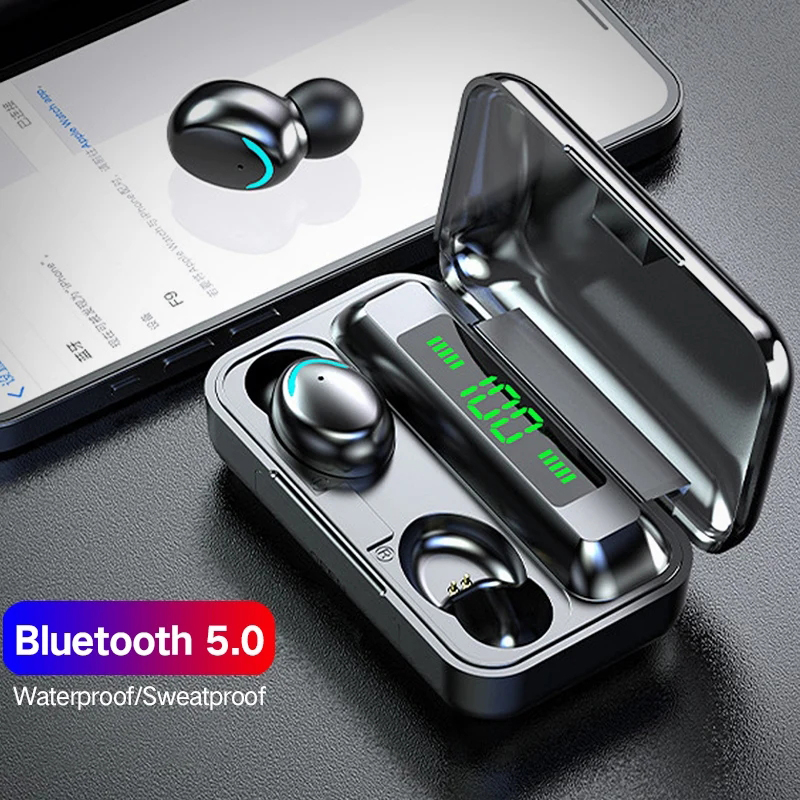 F9 Wireless Headphone TWS Blue - Wireless Earbuds Tws 评论和价格