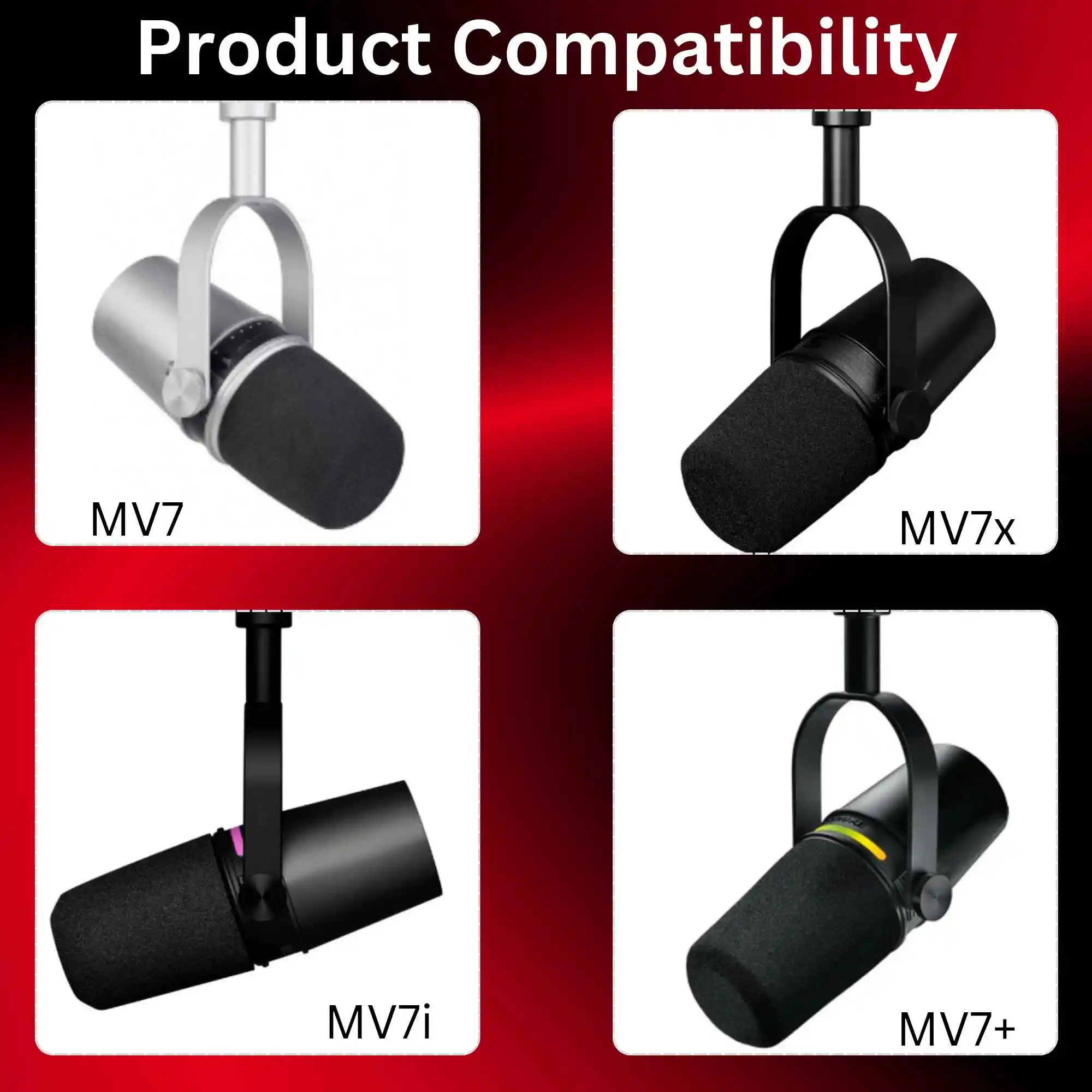 Replacement Foam Pop Filter fo - Shure Mic Mv7 评论和价格