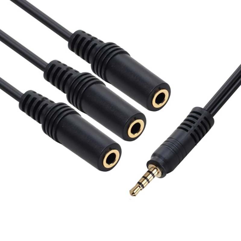 1Pc 3.5mm 3 Way Port Aux Multi - Earphone Splitter Jack 评论和价格