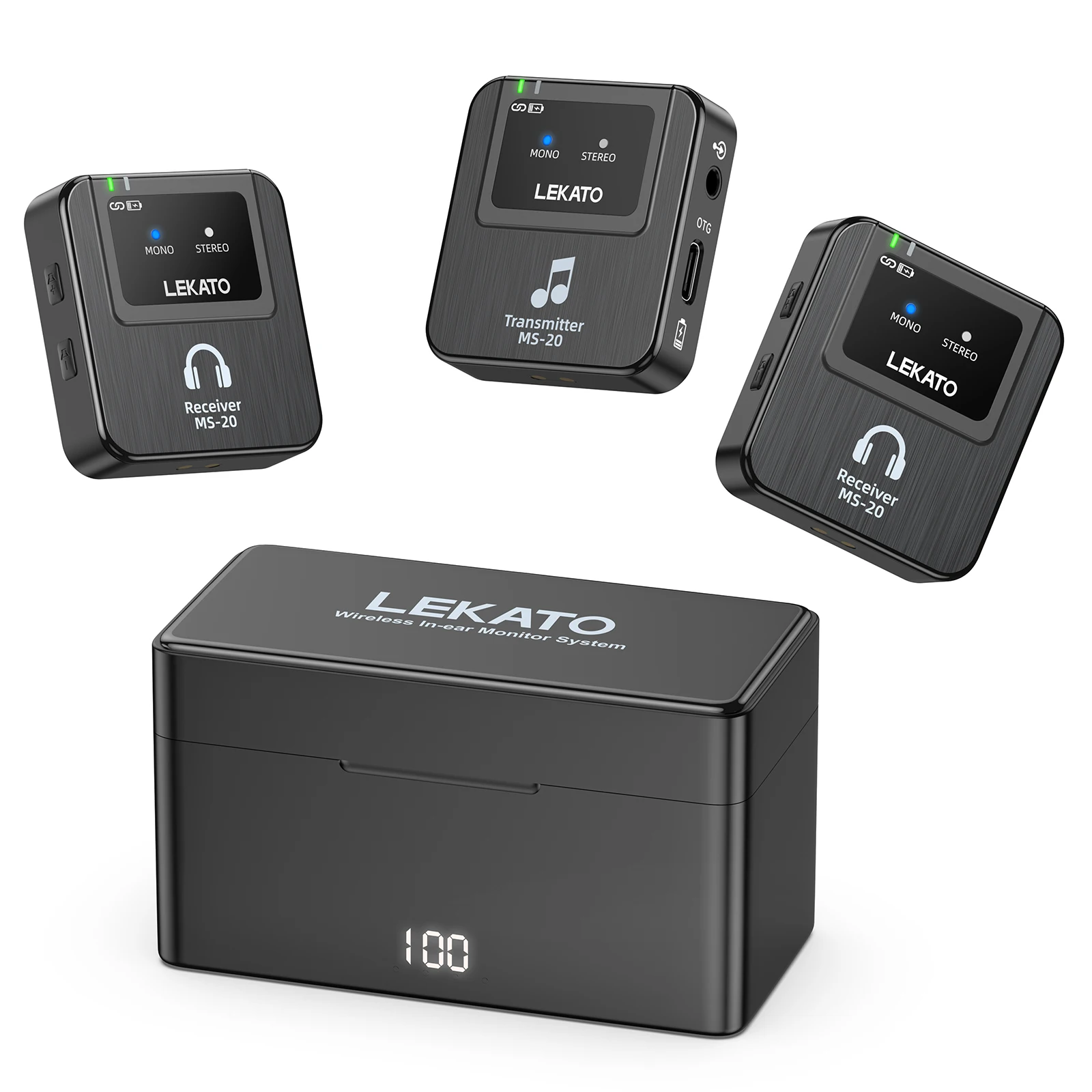 Lekato Wireless In-Ear Monitor - In Ear Monitor Iem 评论和价格