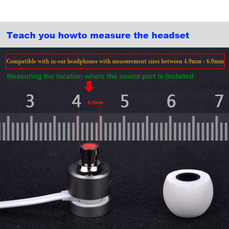 1Pair ANJIRUI Memory Foam Eart - Earphone Foam Tip 评论和价格