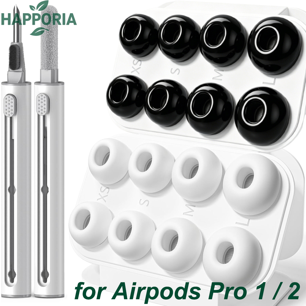 HAPPORIA Liquid Silicone Earbu - Silicone Ear Tip Replacement 评论和价格
