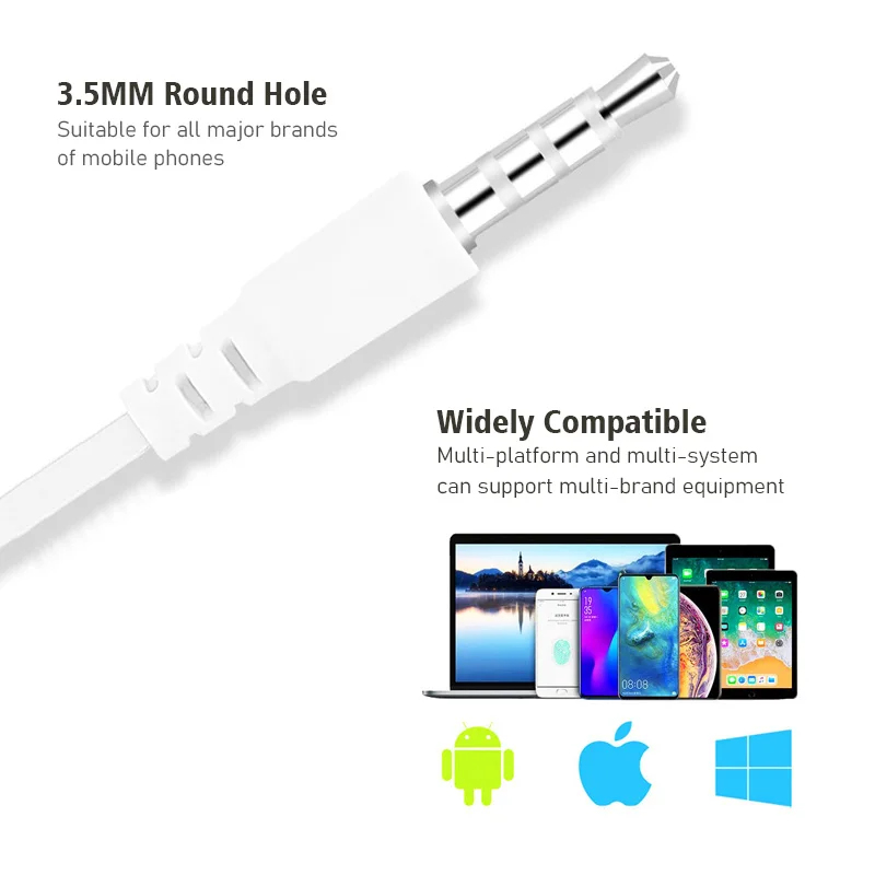 1/2/3/4Pcs Universal 3.5mm Ste - Audiophile Headphone Wired 评论和价格
