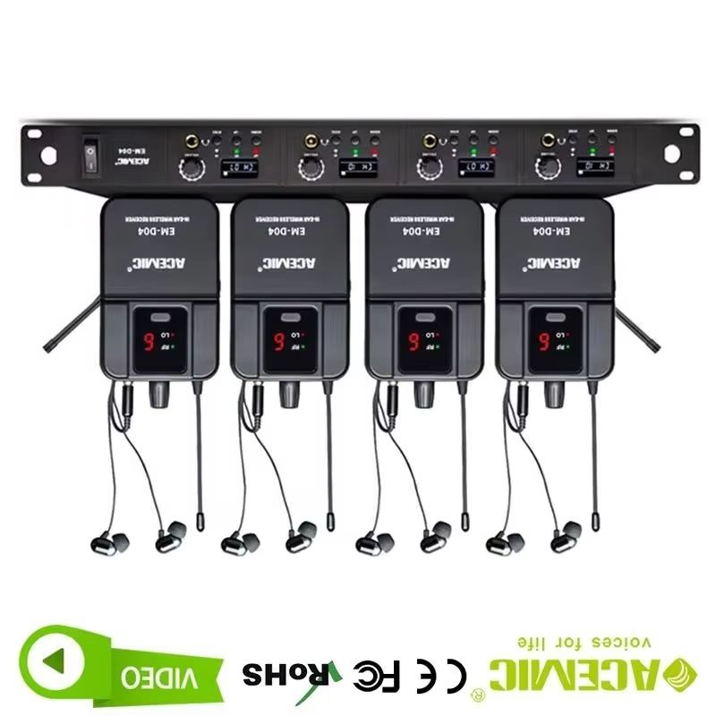 4 Channel Wireless In-Ear Moni - In Ear Monitor Iem 评论和价格