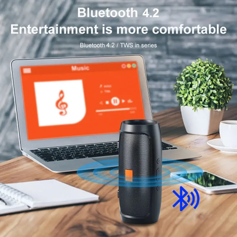 TF USB Bluetooth Speaker Dual  - Jbl Speaker Flip 6 评论和价格