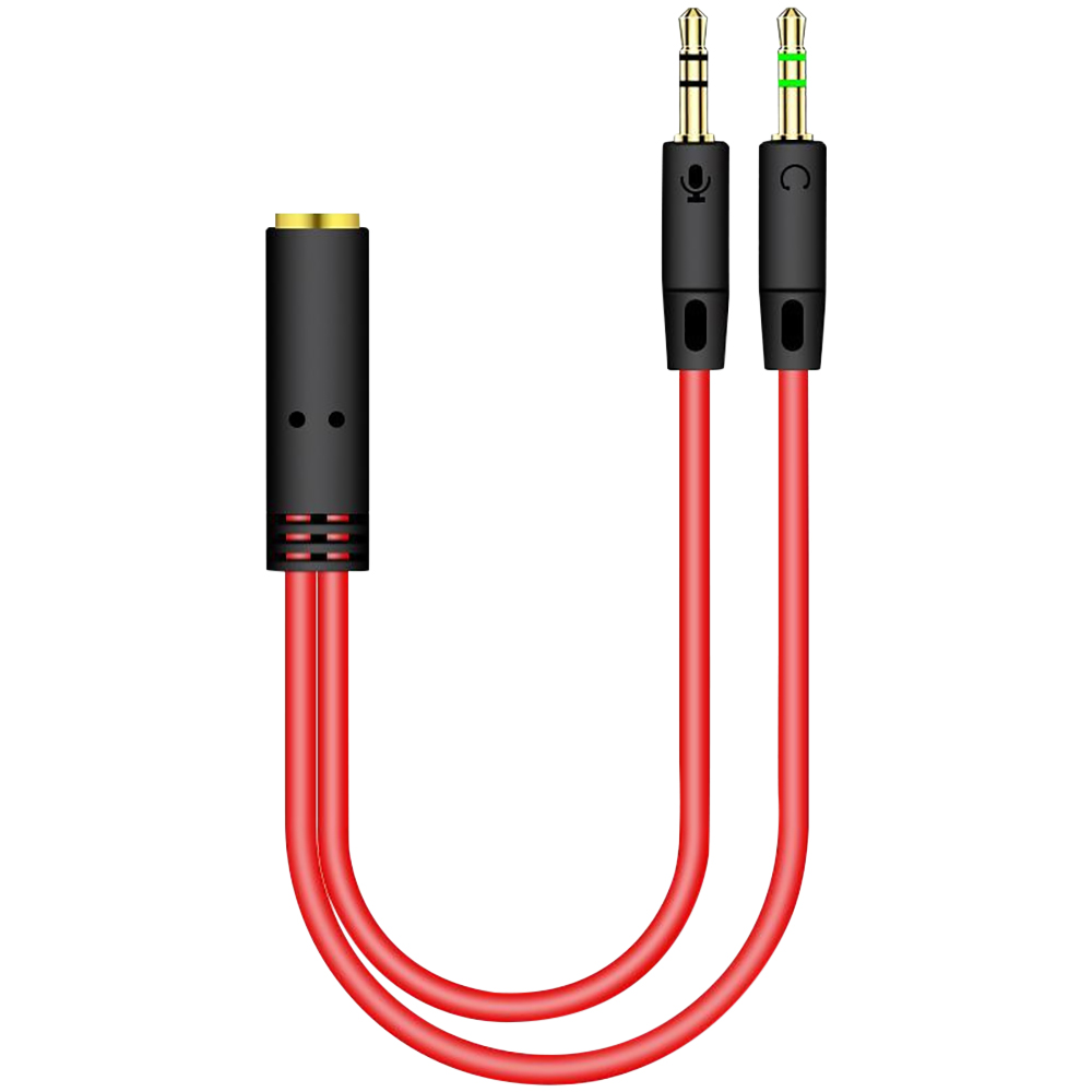 3.5mm Jack 2 Male To 1 Female  - Audio Splitter Y 评论和价格